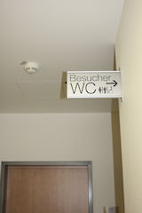 Primus Fahnenschild eloxiert silber