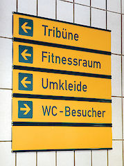 Primus Wegweiser  5 Stück untereinander  pulverbeschichtet nach RAL