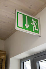 Fahnenschild, doppelseitig