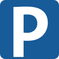 Parkplatzschild