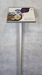 Pultschild A3 quer - 45° - Säule 60