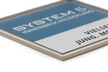 System 6 153x153mm Edelstahloptik