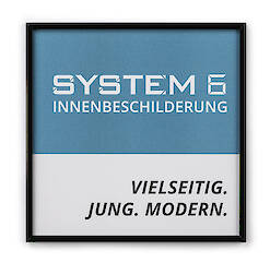 System 6 schwarz eloxiert