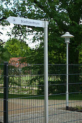 Wegweiser einfach eloxiert